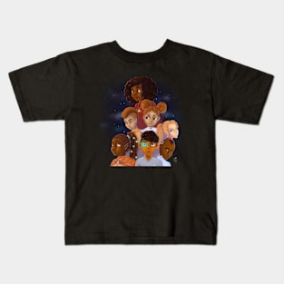 The House of Afros, Capes & Curls: The Force Kids T-Shirt